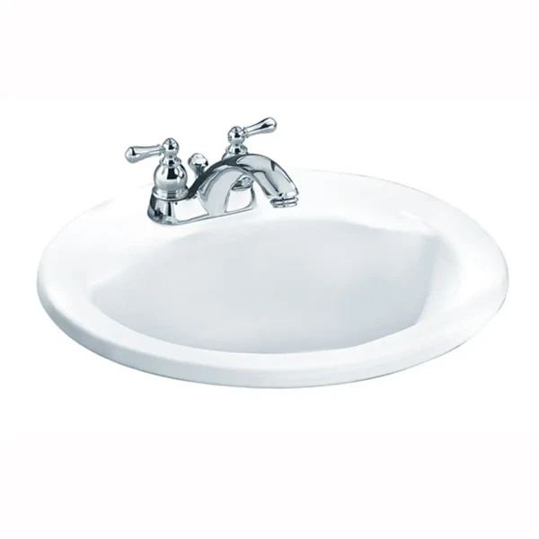 American Standard Cadet oval countertop sink