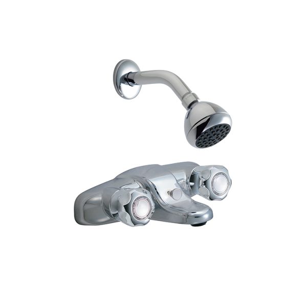 Waltec facemount tub and shower valve with trim