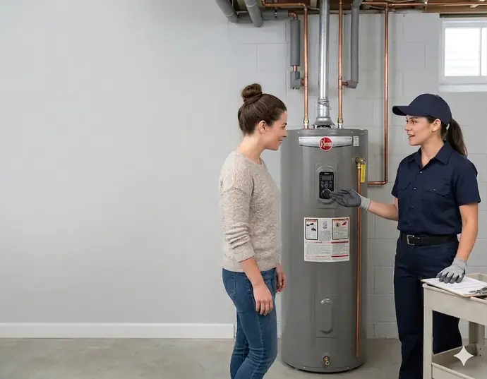 Hot water tank service and repair